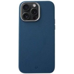 iS Capa em Pele Magsafe Azul iPhone 15 Pro Max