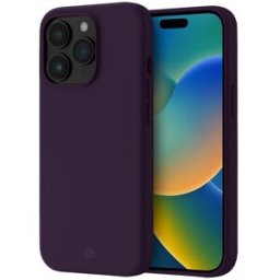 iS Capa Silicone Líquido Magsafe iPhone 16 Pro Max Roxo Escuro