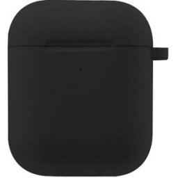 iS Capa AirPods em Silicone 1ª / 2ª Geração Preto