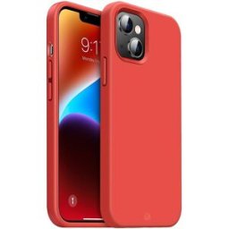 iS Capa Silicone Líquido Magsafe iPhone 14 Plus Vermelho