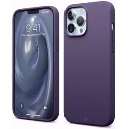 iS Capa Silicone Líquido Magsafe iPhone 14 Pro Roxo Escuro