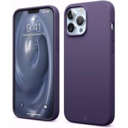 iS Capa Silicone Líquido Magsafe iPhone 14 Pro Max Roxo Escuro