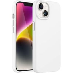 iS Capa Silicone Líquido Magsafe iPhone Branco 13