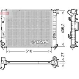 Radiador, arrefecimento do motor DENSO DRM23085