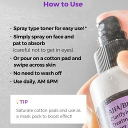 Cosrx Cosméticos Faciais AHA/BHA Clarifying Treatment Toner Tônico Esfoliante