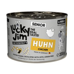 6x200g MINI Senior Frango Lucky Jim comida húmida para cão