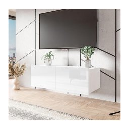 Armário de parede CALABRINI 34x105 cm branco