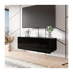 Armário de parede CALABRINI 34x105 cm preto