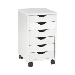 Contentor para escritório SIMON 63x37 cm branco