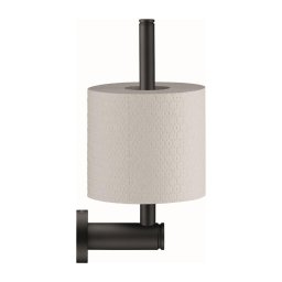 Duravit 99154600 - Suporte de papel higiénico D-CODE preto fosco