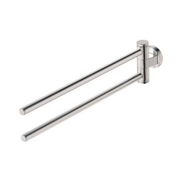 Duravit 99221000 - Suporte de parede para toalhas D-CODE 44,7 cm, acabamento em cromo brilhante