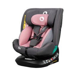 Lionelo - Cadeira auto com base. giratória BASTIAAN ONE i-Size 40-150 cm Rosa Pink