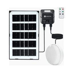 Aigostar - Luminária de teto solar com LED e sensor, 3,7 V 3000 mAh, IP65 + comando remoto