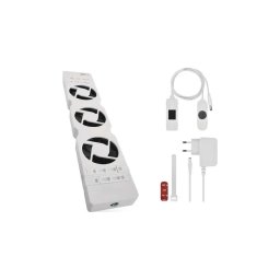 Ventilador para calefacción 5/230V blanco