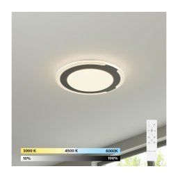 Brilagi - Luminária LED dimerizável ORELIS LED/80W/230V 3000-6000K Ø 50 cm + telecomando