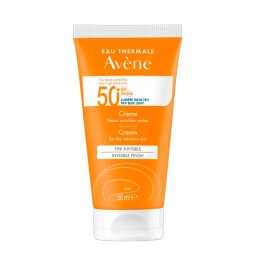 Avene Protetor solar facial Créme +SPF50 Peaux Sensible Séches Protetor solar