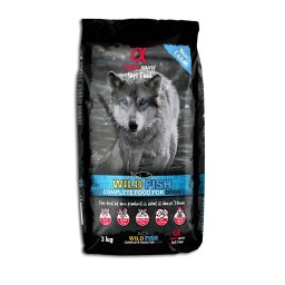 3kg peixe alpha spirit ração para cães