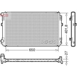 Radiador, arrefecimento do motor DENSO DRM32048