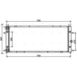 Radiador AVA COOLING VN2094 AVA