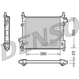 Radiador, arrefecimento do motor DENSO DRM10062