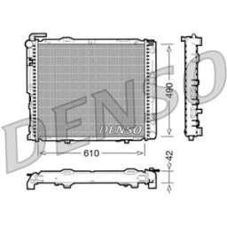 Radiador DENSO DRM17036