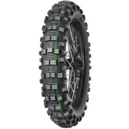 MITAS TERRA FORCE-EF SUPER SOFT DOUBLE GREEN 140/80-18 TT, Pneus para motas traseiro