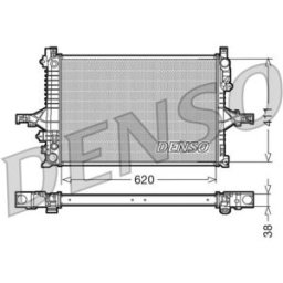 Radiador, arrefecimento do motor DENSO DRM33066