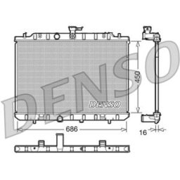 Radiador, arrefecimento do motor DENSO DRM46006
