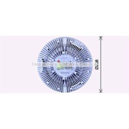 Embraiagem, ventilador do radiador HIGHWAY AUTOMOTIVE REC100
