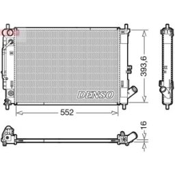 Radiador, arrefecimento do motor DENSO DRM41016