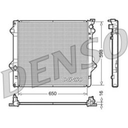 Radiador, arrefecimento do motor DENSO DRM50048