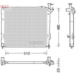 Radiador DENSO DRM41015