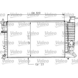 Radiador, arrefecimento do motor VALEO 730927