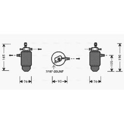 Secador, ar condicionado AVA COOLING PED197 AVA