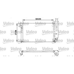 Radiador, arrefecimento do motor VALEO 810919