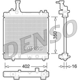 Radiador, arrefecimento do motor DENSO DRM47026
