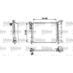 Radiador, arrefecimento do motor VALEO 816715