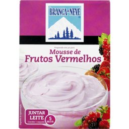 Mousse de Frutos Vermelhos "Branca de Neve