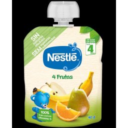 Nestle 4 Frutos Bolsa - Pack 6 x 90g