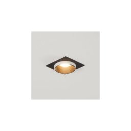 Eglo 900452 - Iluminação embutida CAROSSO 1xGU10/35W/230V preto