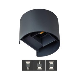 Iluminação de parede exterior LED REKA LED/7W/230V IP54 antracite
