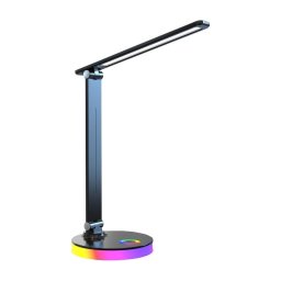 Zuma Line SM-606 LED RGB dimmável, lâmpada de mesa LED 5W 230V 3000-6000K preta