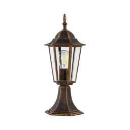 Candeeiro exterior ARRAIA 1xE27/15W/230V IP44 bronze pátina