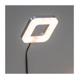 Candeeiro de parede LED com ficha para tomada LED/3,2W/230V cromado mate