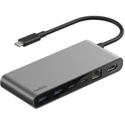 Belkin Hub USB 8 em 1 + Ethernet - Space Gray