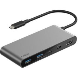 Belkin Hub USB-C 7 em 1 Connect - Space Gray