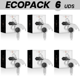 ECOPACK 6 UNIDADES - INTENSE ANEL VIBRADOR TRANSPARENTE FRITURA INTENSA