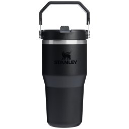 Stanley Garrafa Térmica com Canudo Integrado 600 ml The IceFlow™ Flip Straw 2.0 Tumbler Preto