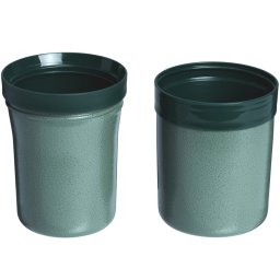 Stanley Conjunto de 2 Copos The Legendary Classic Buddy Cup 8oz Hammertone Green 10-1