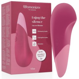WOMANIZER - VIBE VIBE VIBRADOR SILENCIOSO DE USO INTERNO ROSA ESCURO